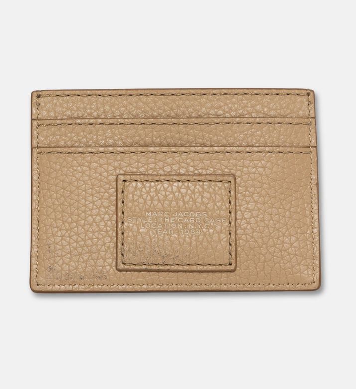 Marc Jacobs Women S Black Portacarte The Leather Card Case, Light-brown, Packshot View