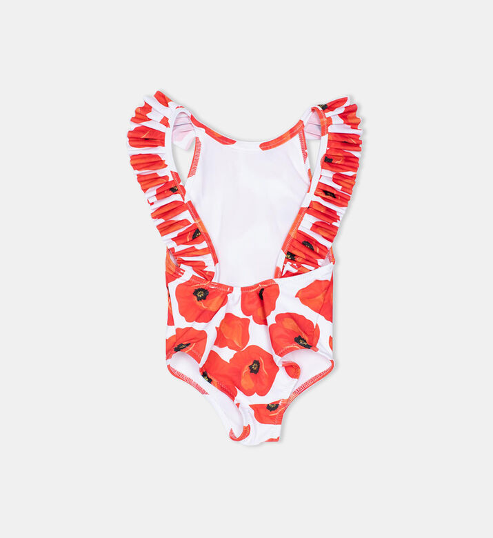 Poppy Pleated One-piece Swimsuit