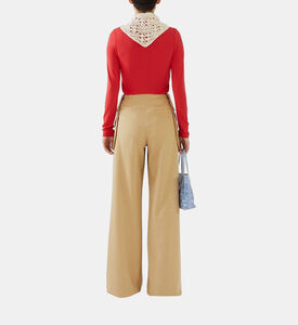 Sonia Wool Cargo Wide Leg Pants