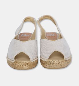 Salvi Shoes Wdg Sndl, White, Eu-37, Packshot View