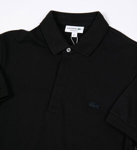 Cotton Ribbed-collar Polo Shirt