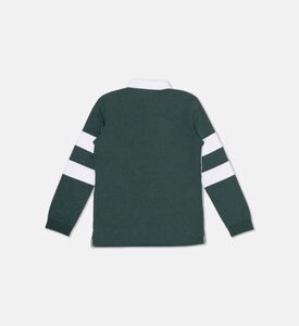 Guess Embroidered Logos Striped Rugby Shirt, Packshot View