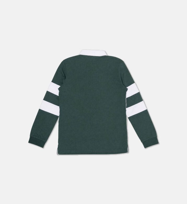 Guess Embroidered Logos Striped Rugby Shirt, Packshot View