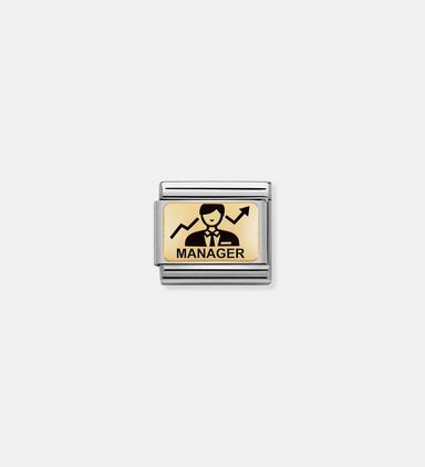 Composable Classic 18k Gold Manager Him Plate
