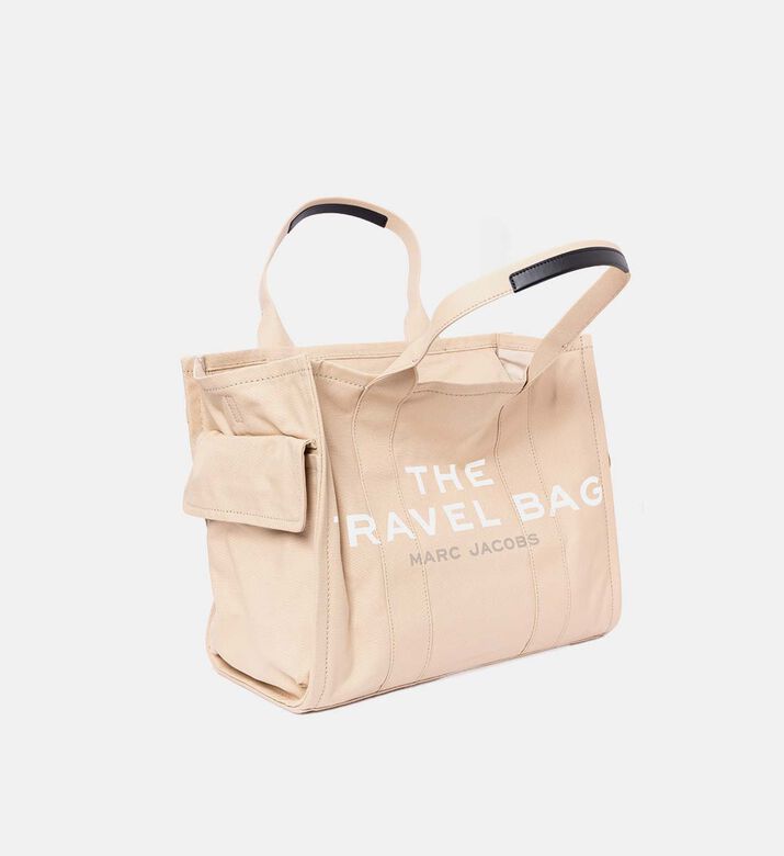 The Travel Embossed Logo Tote Bag