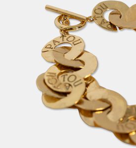 Patou Coins-shaped Embossed Logo Necklace, Packshot View