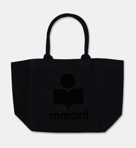 Isabel Marant Slender Top Handle Stitched Lacing Curved Shoulder Bag, Black, Packshot View