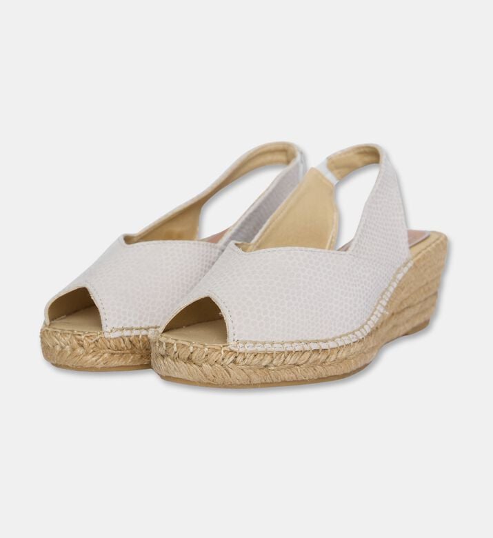 Salvi Shoes Wdg Sndl, White, Eu-37, Packshot View