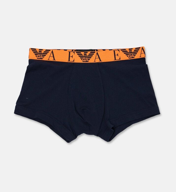 Emporio Armani Logo-waistband Three-pack Boxer Briefs, Multicolor, Xl, Packshot View