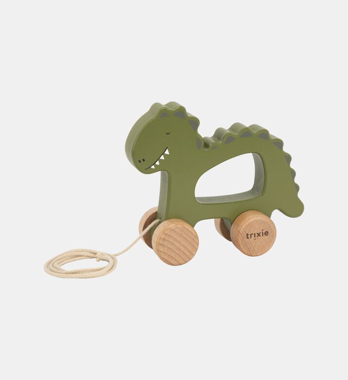 Mr. Dino Wooden Pull-along Toy