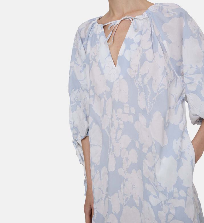 Samatera Printed Loose-fit Midi Dress