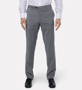Corneliani Performance Wool Trousers, Grey, 56, Model View