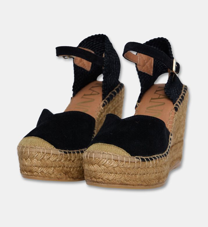 Kanna Shoes Sandal Wedge, Black, Eu-41, Packshot View