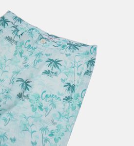 All-over Tropical-print Shorts