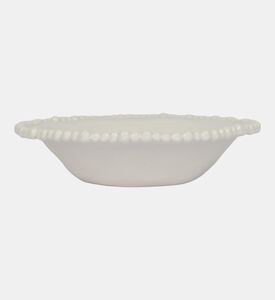 Pearl Embellished Soup Plate
