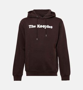 The Kooples Contrast Block-letter Logo-print Hoodie, Packshot View