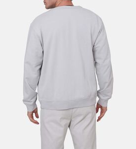 كارديغان طويل الأكمام بتطريز شعار