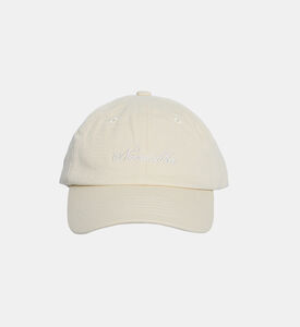 Val Calligraphy Cotton Baseball Cap