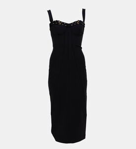 Buckle Hem Sleeveless Midi Dress Buckle Hem Sleeveless Midi Dress