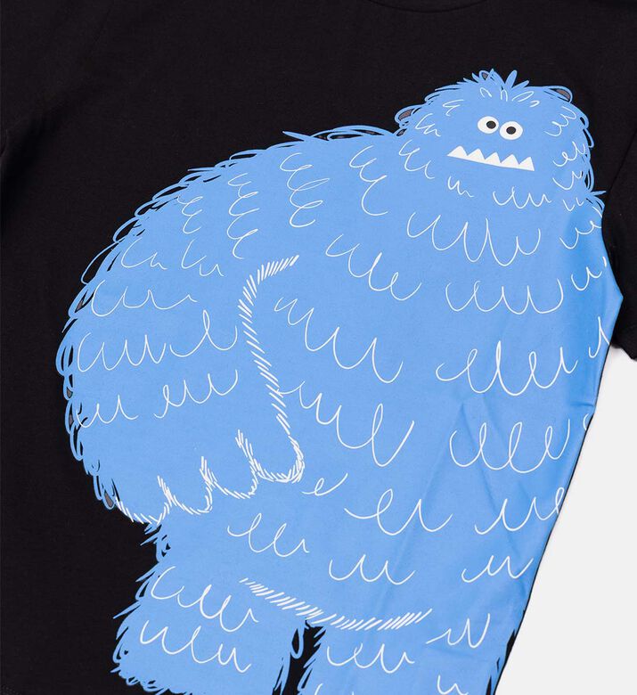 Monster-print Crewneck T-shirt