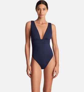 Low Back Squareneck One-piece Swimsuit Low Back Squareneck One-piece Swimsuit