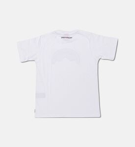 Sprayground Dripping Multi-color Shark Mouth T-shirt, White, 14y, Packshot View