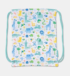 A Little Lovely Company Drawstring Bag - Jungle, Packshot View