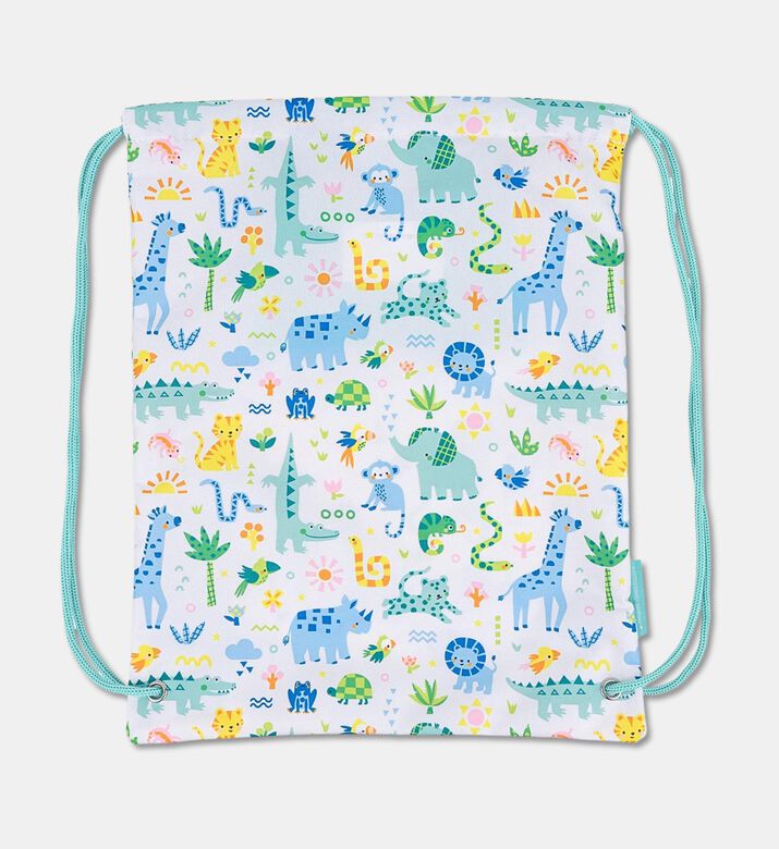 A Little Lovely Company Drawstring Bag - Jungle, Packshot View