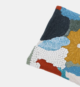 Farias Embroidered Print Pillow