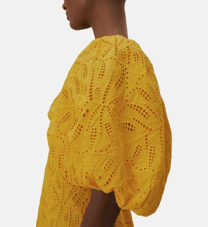 Monstera Eyelet Mini Dress Monstera Eyelet Mini Dress