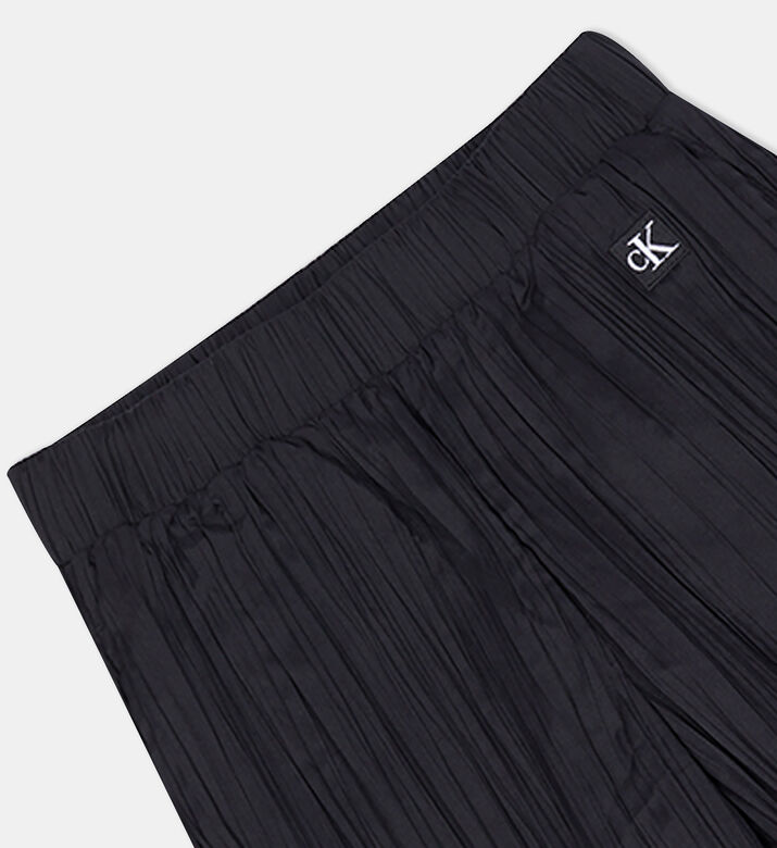 بنطال رياضي واسع الساق بليسه