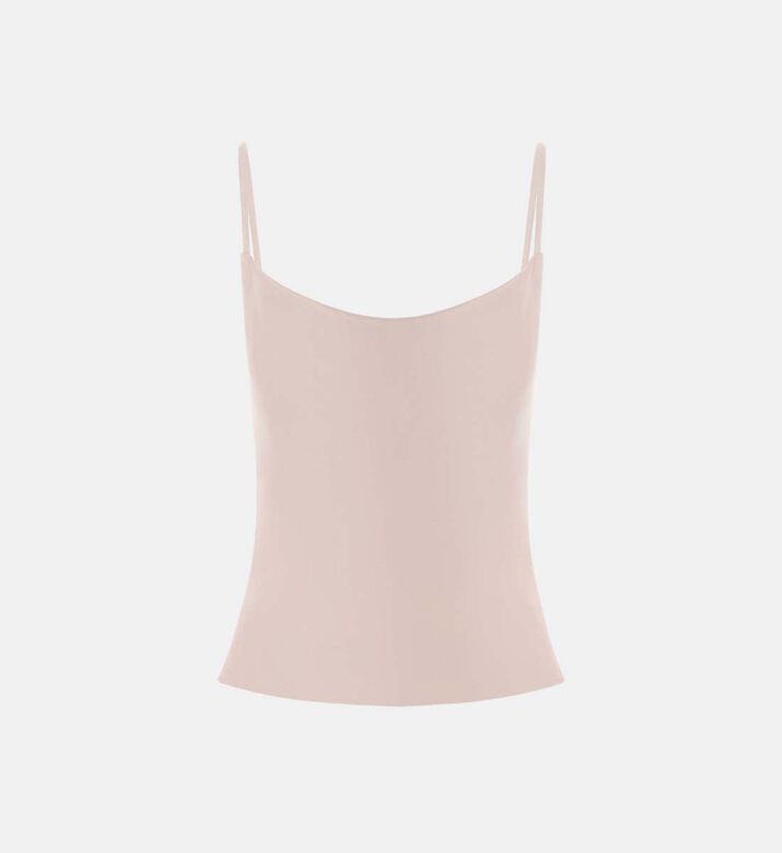 Satin Cowl Neck Sleeveless Top