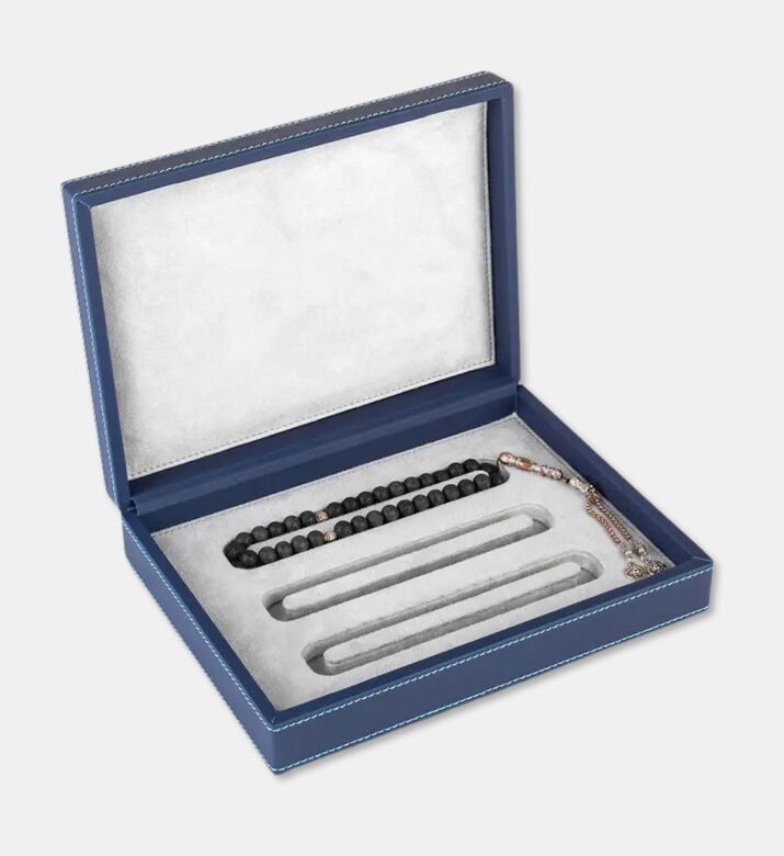 Silsal Huruf Navy Beads Box, Packshot View