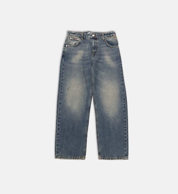 Wide-leg Denim Pants