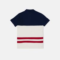 Color-block Monotype Polo Shirt
