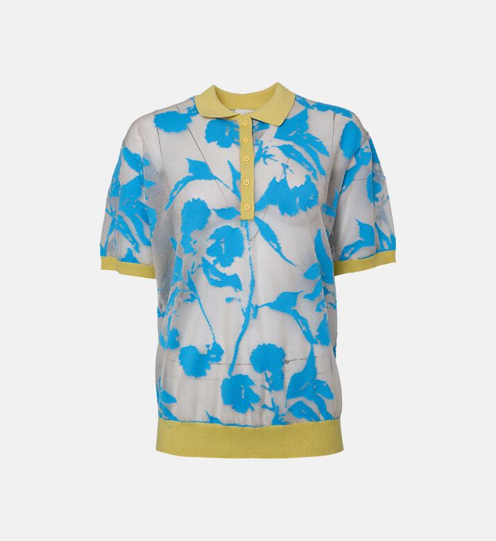 Sharita All-over Print Polo Shirt