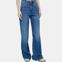 Wide-leg Denim Pants