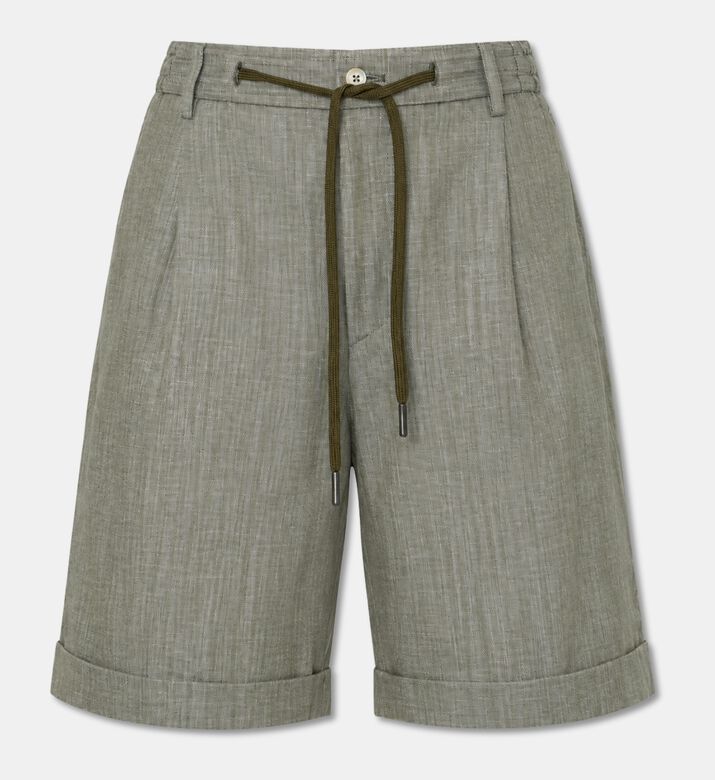 Tagliatore Linen-cotton Bermuda Shorts, Packshot View