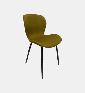 Home Deco and More Tong Dining Chair, Mustard, Packshot View