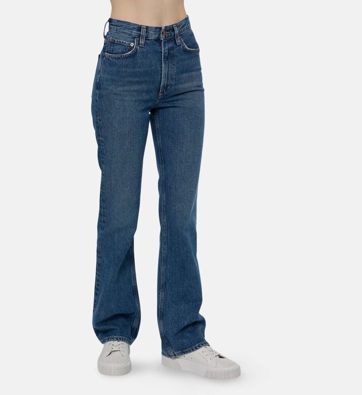 Agolde High-rise Flared Denim Pants, Model View
