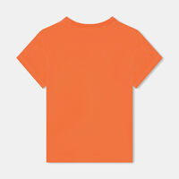 Flower Logo Printed Jersey T-shirt