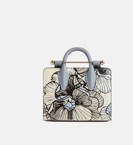 حقيبة يد صغيرة مزينة بنقشة أزهار