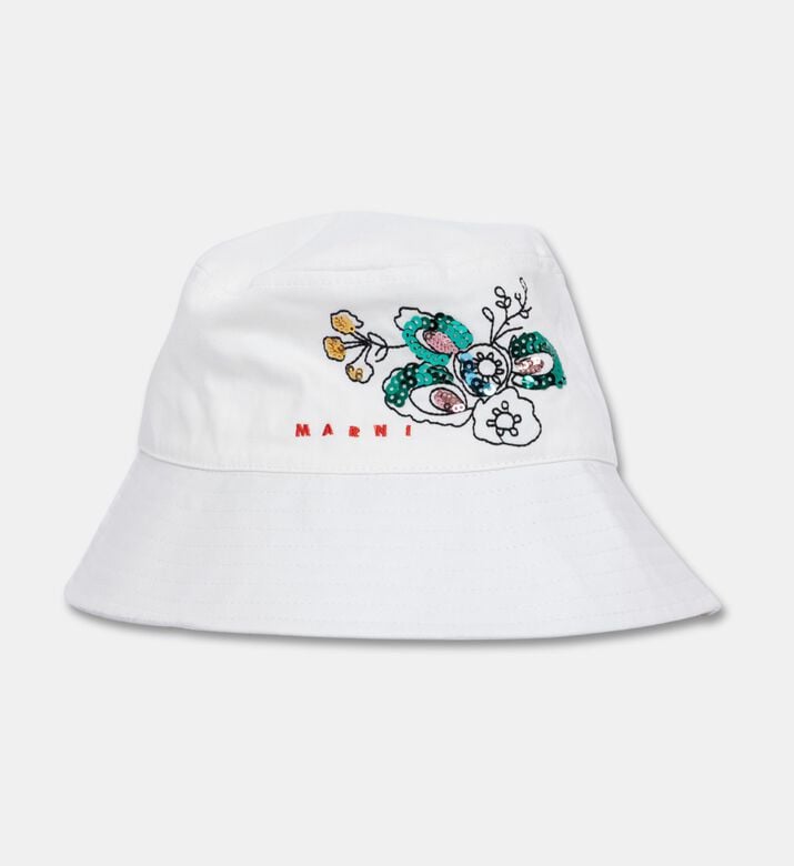 Marni Sequined Embroidery Bucket Hat, Packshot View