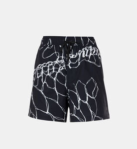 Striped Drawstring Shorts