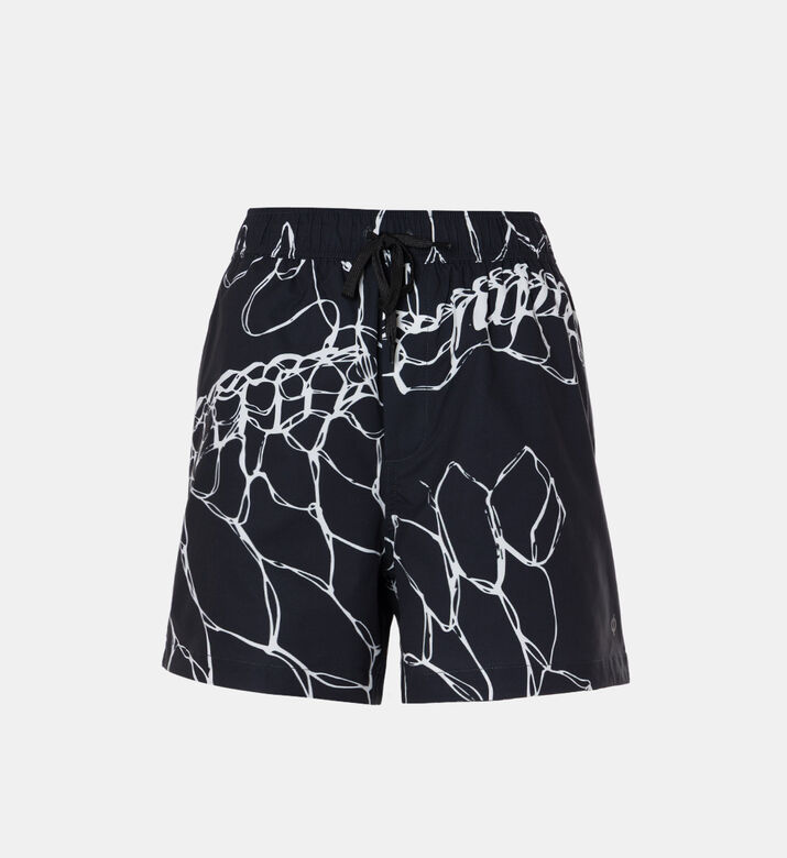Striped Drawstring Shorts