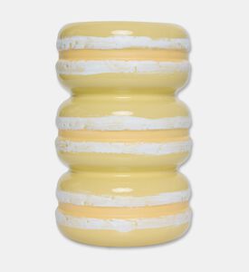 Present Time Stacked Macaron-inspired Vase, Yellow, Packshot View