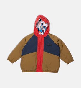 Bobo Choses Logo-patch Color-block Hooded Jacket, Packshot View