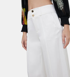 بنطال مامي بساق عريضة عالية الارتفاع