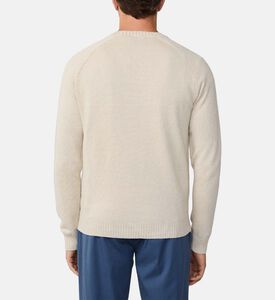 Textured Knit Crewneck Sweater