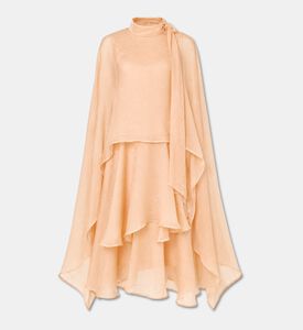 Poca and Poca Multi-layered Cape-style Maxi Dress, Packshot View